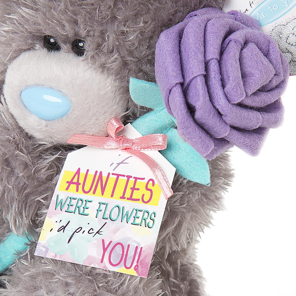 7" Auntie Me to You Bear With Flowers Extra Image 3